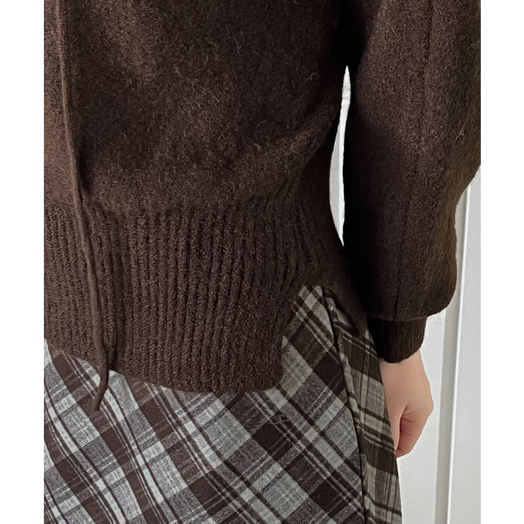 【3WAY 着用動画あり 4色展開】ストラップオフショルダーニット | by muni:r | 詳細画像35 