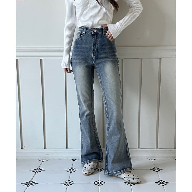 ウォッシングブーツカットデニムパンツ/2025 AW COLLECTION | by muni:r | 詳細画像1 