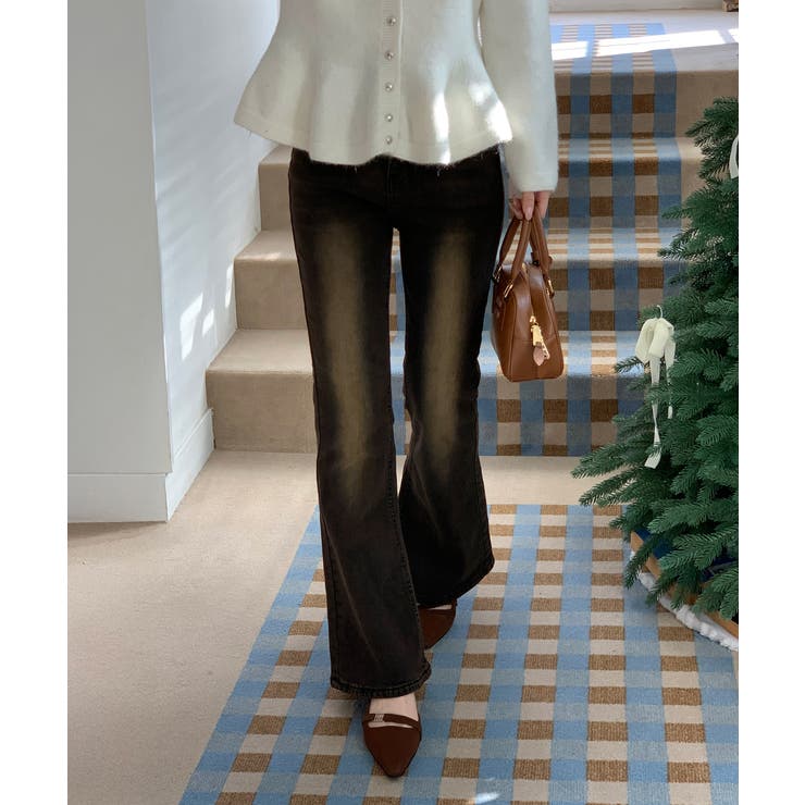 ウォッシングブーツカットデニムパンツ/2025 AW COLLECTION | by muni:r | 詳細画像11 