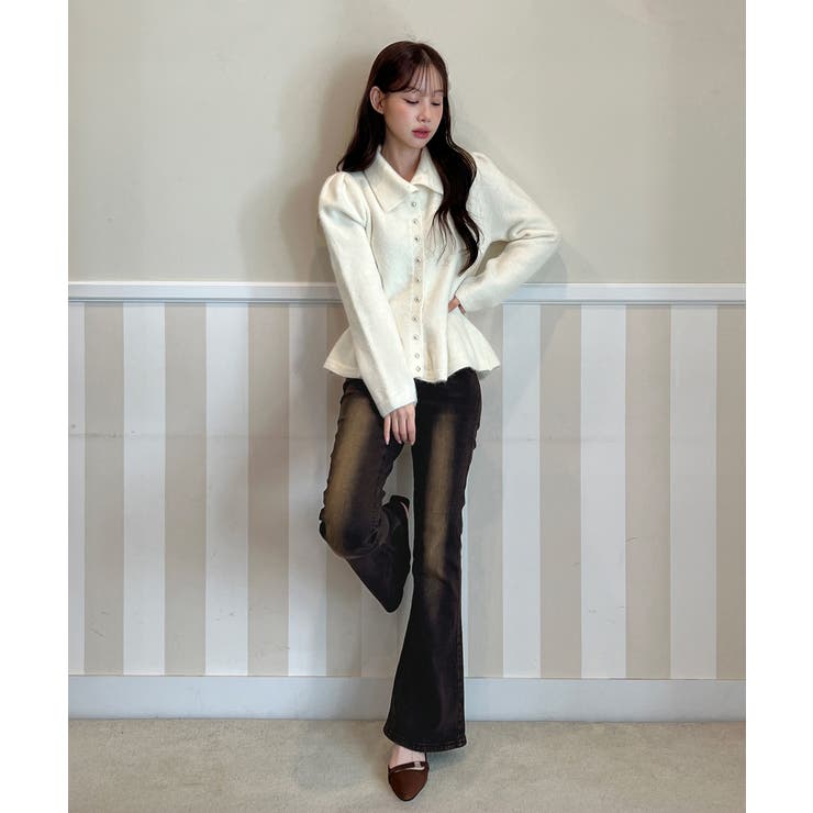 ウォッシングブーツカットデニムパンツ/2025 AW COLLECTION | by muni:r | 詳細画像15 