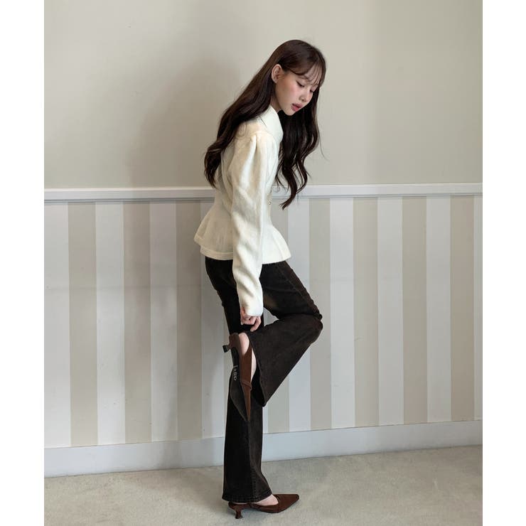 ウォッシングブーツカットデニムパンツ/2025 AW COLLECTION | by muni:r | 詳細画像16 