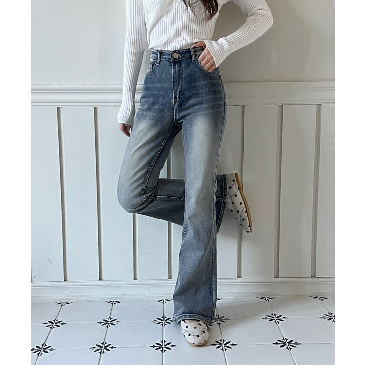 ウォッシングブーツカットデニムパンツ/2025 AW COLLECTION | by muni:r | 詳細画像2 