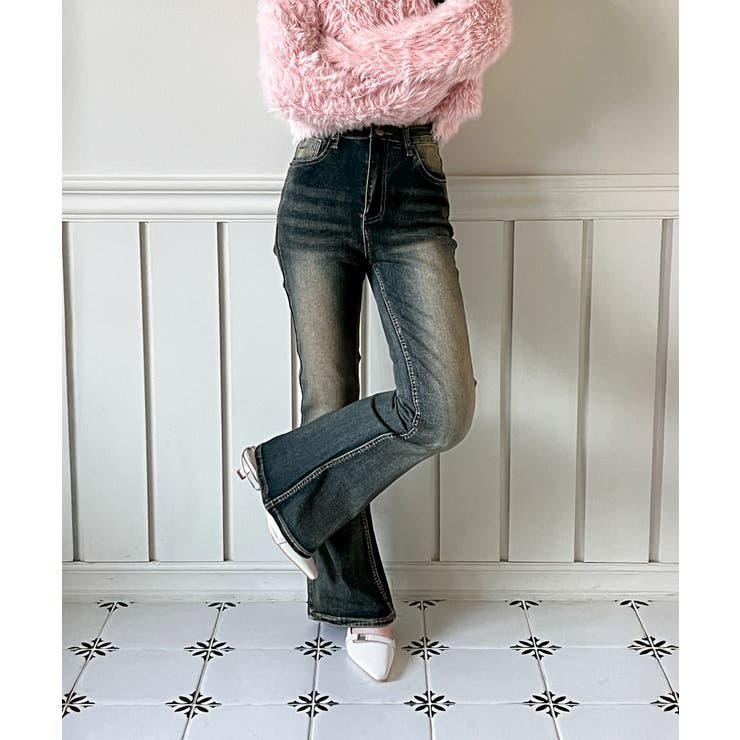 ウォッシングブーツカットデニムパンツ/2025 AW COLLECTION | by muni:r | 詳細画像7 