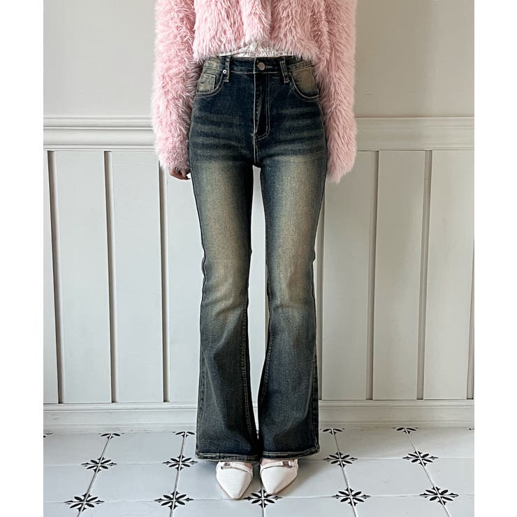 ウォッシングブーツカットデニムパンツ/2025 AW COLLECTION | by muni:r | 詳細画像8 