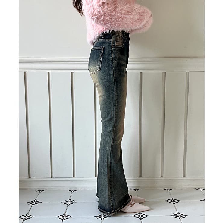 ウォッシングブーツカットデニムパンツ/2025 AW COLLECTION | by muni:r | 詳細画像9 