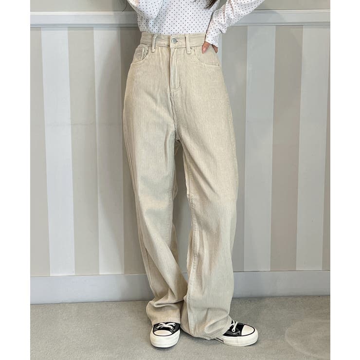 ソフトコーデュロイストレートパンツ 2025 AW | by muni:r | 詳細画像1 