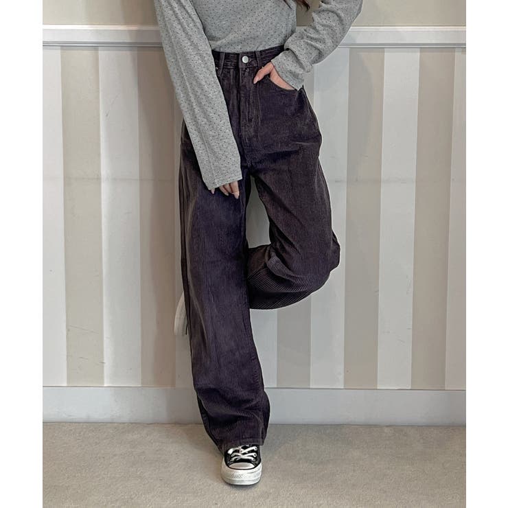 ソフトコーデュロイストレートパンツ 2025 AW | by muni:r | 詳細画像14 
