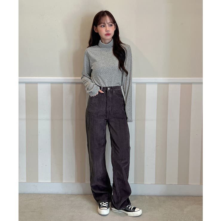 ソフトコーデュロイストレートパンツ 2025 AW | by muni:r | 詳細画像15 