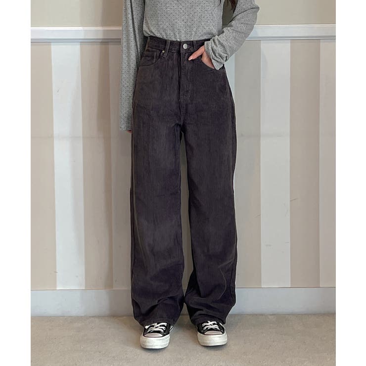 ソフトコーデュロイストレートパンツ 2025 AW | by muni:r | 詳細画像19 