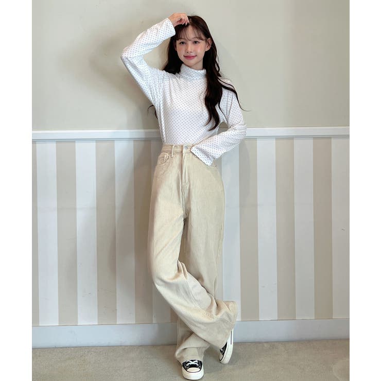 ソフトコーデュロイストレートパンツ 2025 AW | by muni:r | 詳細画像2 