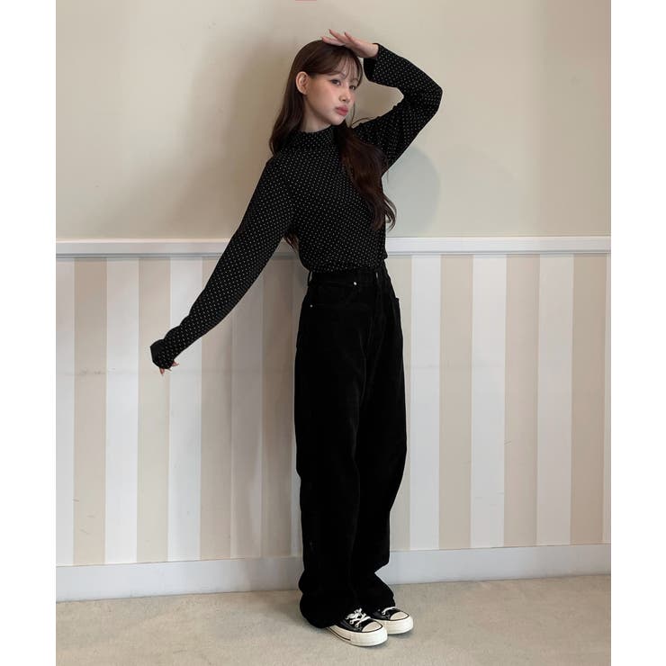 ソフトコーデュロイストレートパンツ 2025 AW | by muni:r | 詳細画像9 