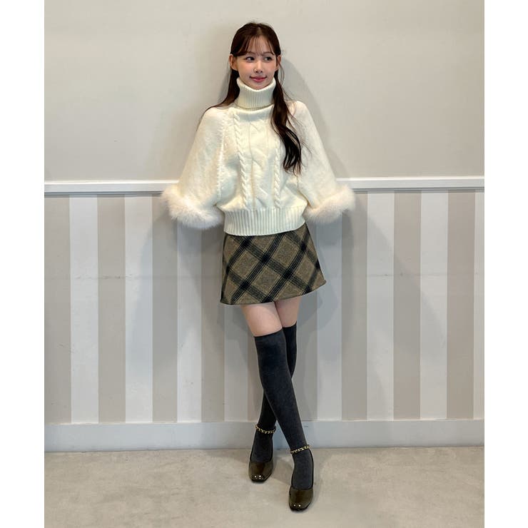 ベルテッドチェックミニスカート 2025 AW | by muni:r | 詳細画像11 