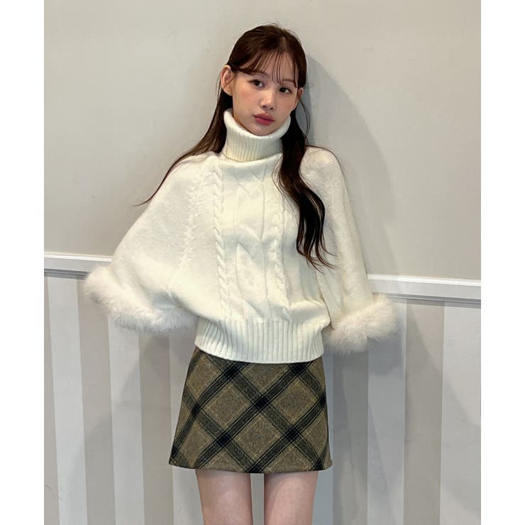 ベルテッドチェックミニスカート 2025 AW | by muni:r | 詳細画像14 