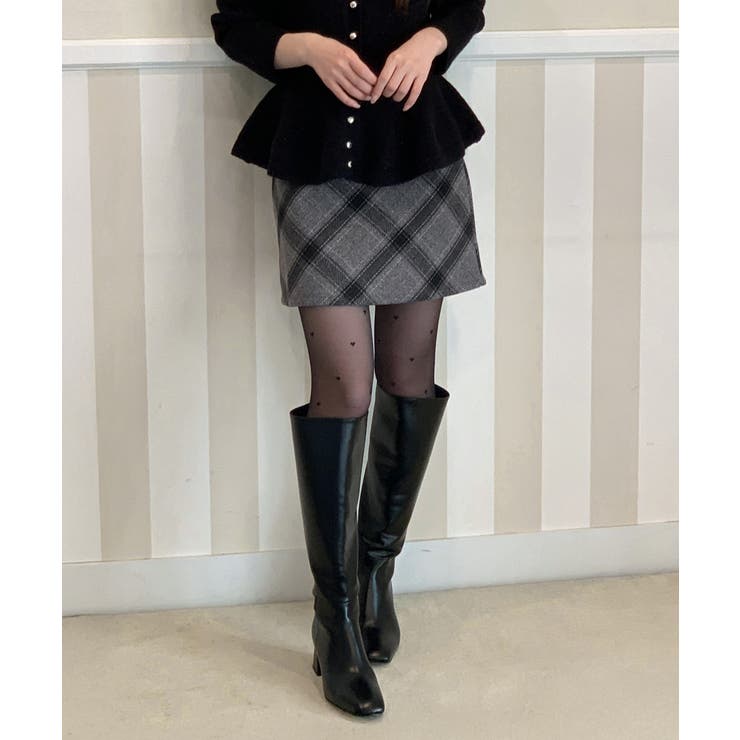 ベルテッドチェックミニスカート 2025 AW | by muni:r | 詳細画像5 
