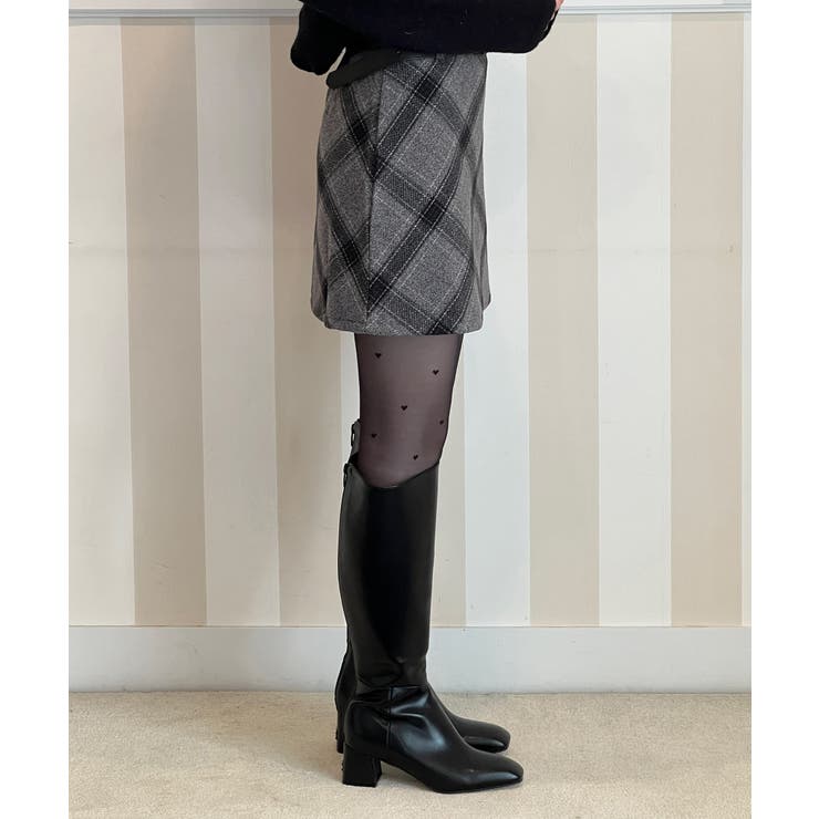 ベルテッドチェックミニスカート 2025 AW | by muni:r | 詳細画像8 
