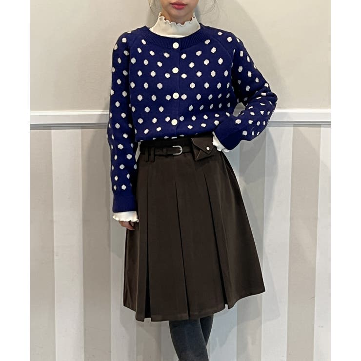 ベルトミニバッグプリーツミディスカート 2025 AW | by muni:r | 詳細画像3 