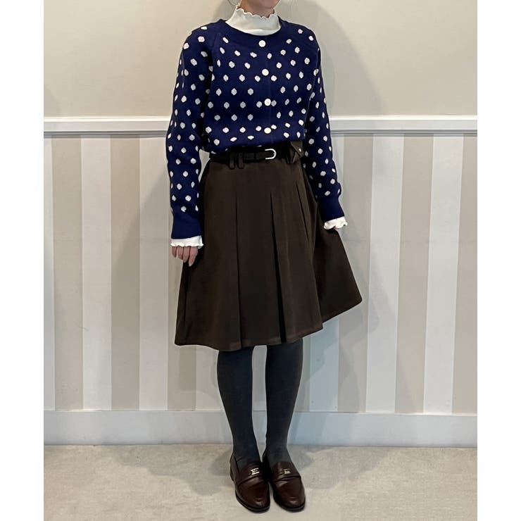 ベルトミニバッグプリーツミディスカート 2025 AW | by muni:r | 詳細画像4 