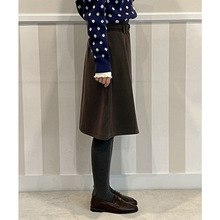 ベルトミニバッグプリーツミディスカート 2025 AW | by muni:r | 詳細画像8 