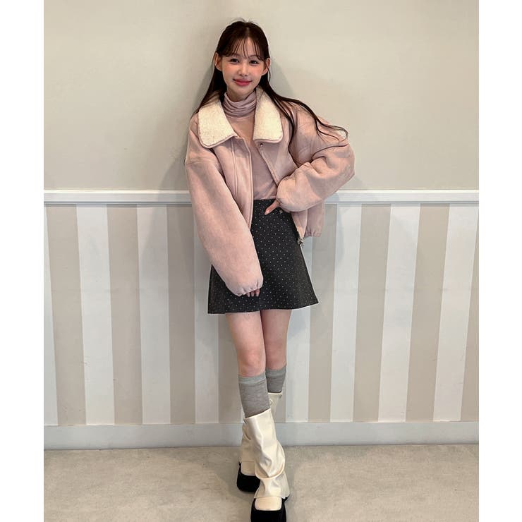 シルバーチャーム ドットAラインスカート 2025 | by muni:r | 詳細画像10 