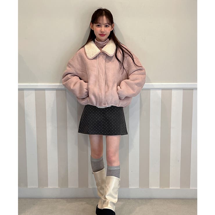 シルバーチャーム ドットAラインスカート 2025 | by muni:r | 詳細画像13 