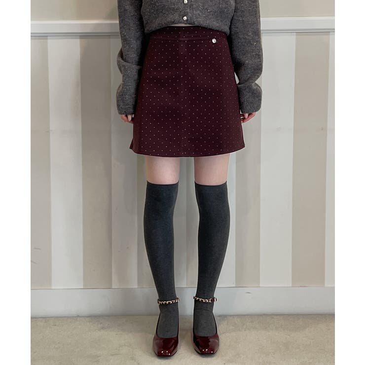 シルバーチャーム ドットAラインスカート 2025 | by muni:r | 詳細画像19 