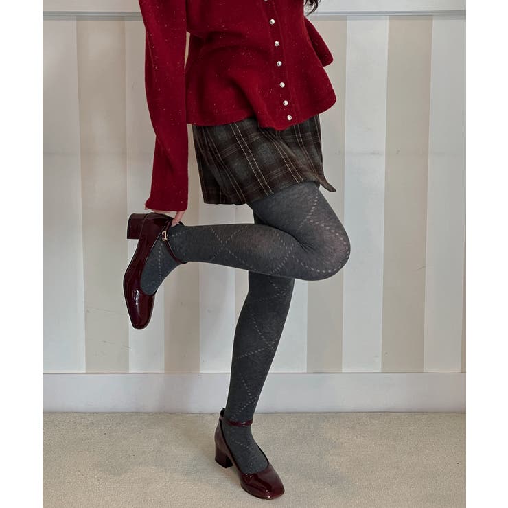 モダンチェックラップミニスカート 2025 AW | by muni:r | 詳細画像11 