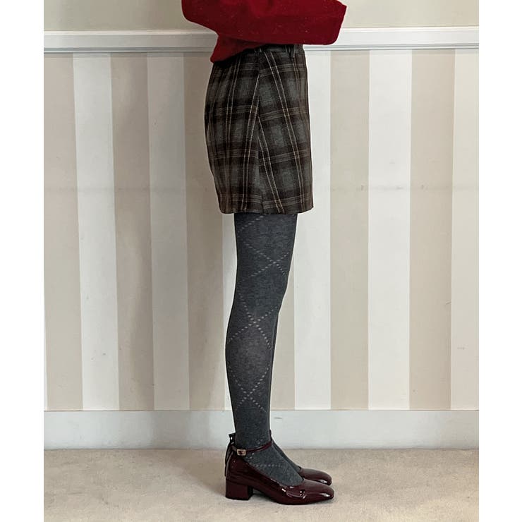 モダンチェックラップミニスカート 2025 AW | by muni:r | 詳細画像13 