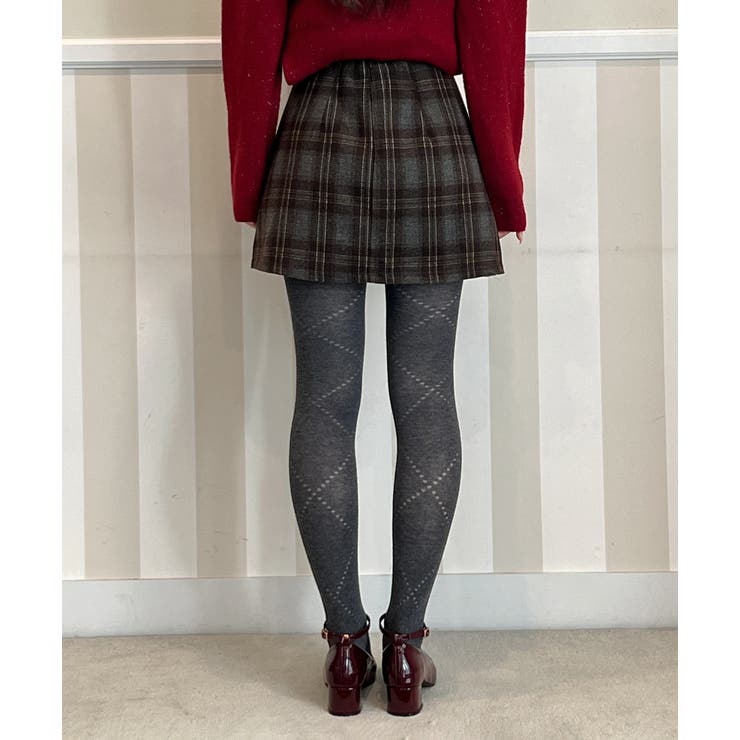 モダンチェックラップミニスカート 2025 AW | by muni:r | 詳細画像14 