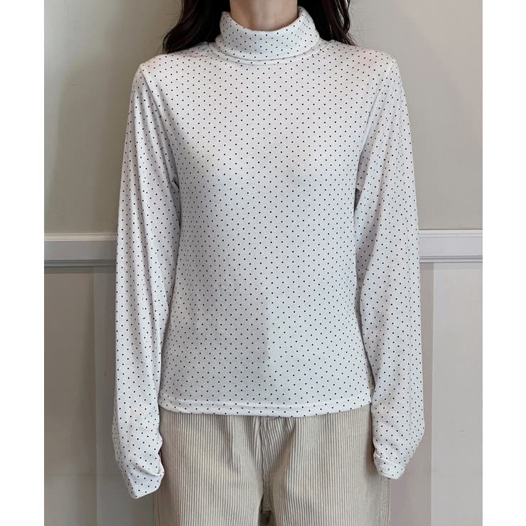 ドットハイネックTシャツ 2025 AW | by muni:r | 詳細画像18 