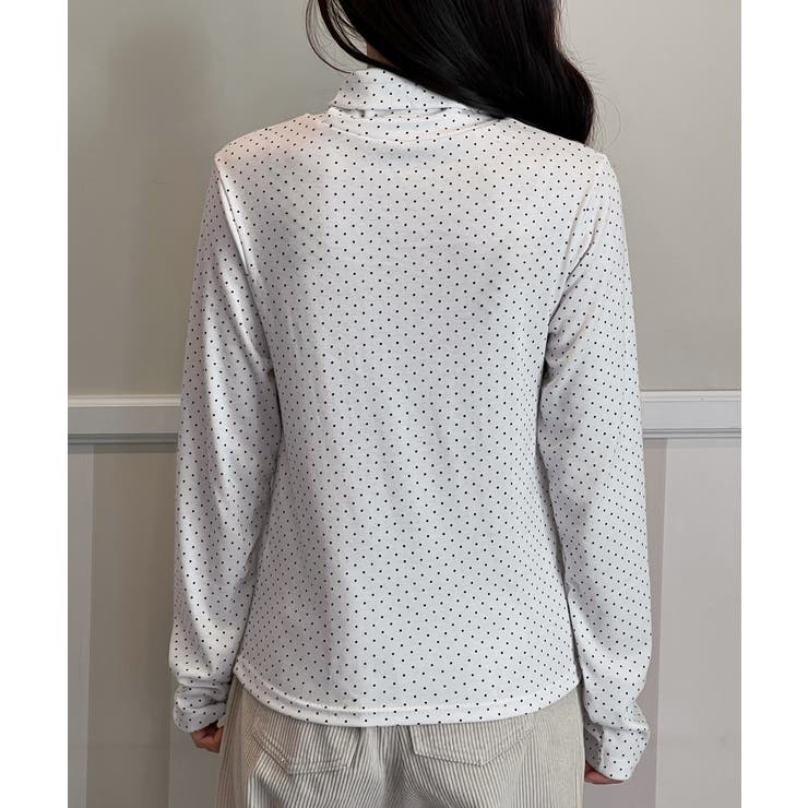 ドットハイネックTシャツ 2025 AW | by muni:r | 詳細画像20 