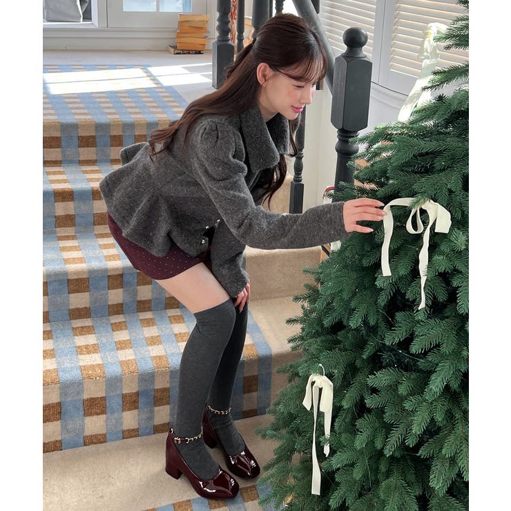 パールフレアニットカーディガン 2025 AW | by muni:r | 詳細画像34 