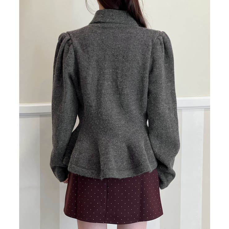 パールフレアニットカーディガン 2025 AW | by muni:r | 詳細画像40 