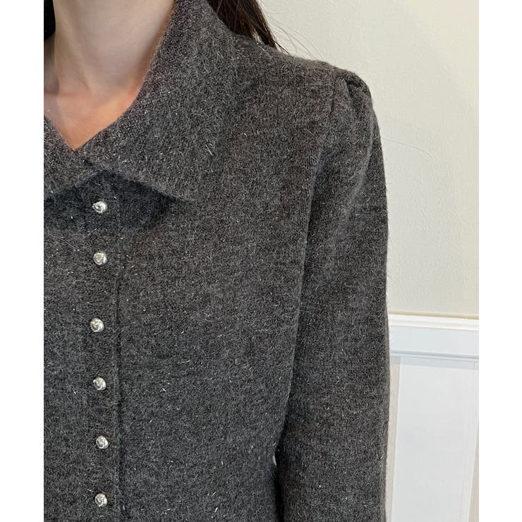 パールフレアニットカーディガン 2025 AW | by muni:r | 詳細画像41 