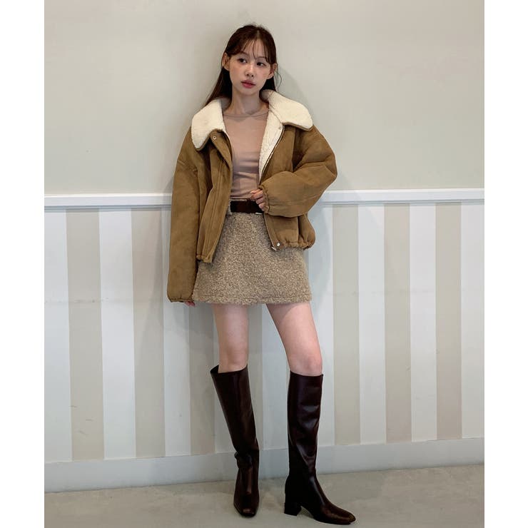 リバーシブルファームートンジャケット 2025 AW | by muni:r | 詳細画像3 