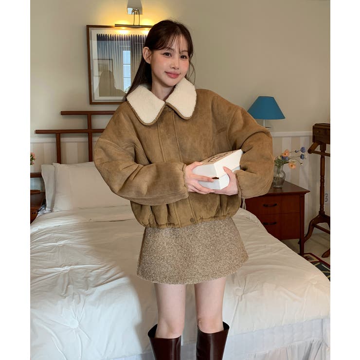 リバーシブルファームートンジャケット 2025 AW | by muni:r | 詳細画像4 