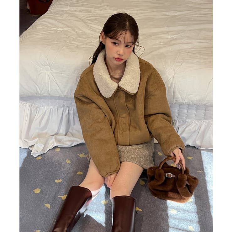 リバーシブルファームートンジャケット 2025 AW | by muni:r | 詳細画像7 