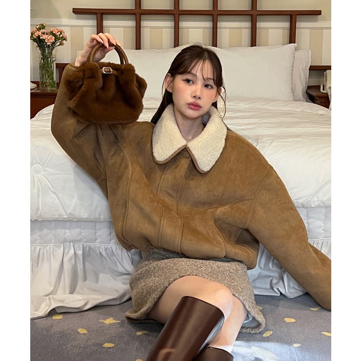 リバーシブルファームートンジャケット 2025 AW | by muni:r | 詳細画像8 