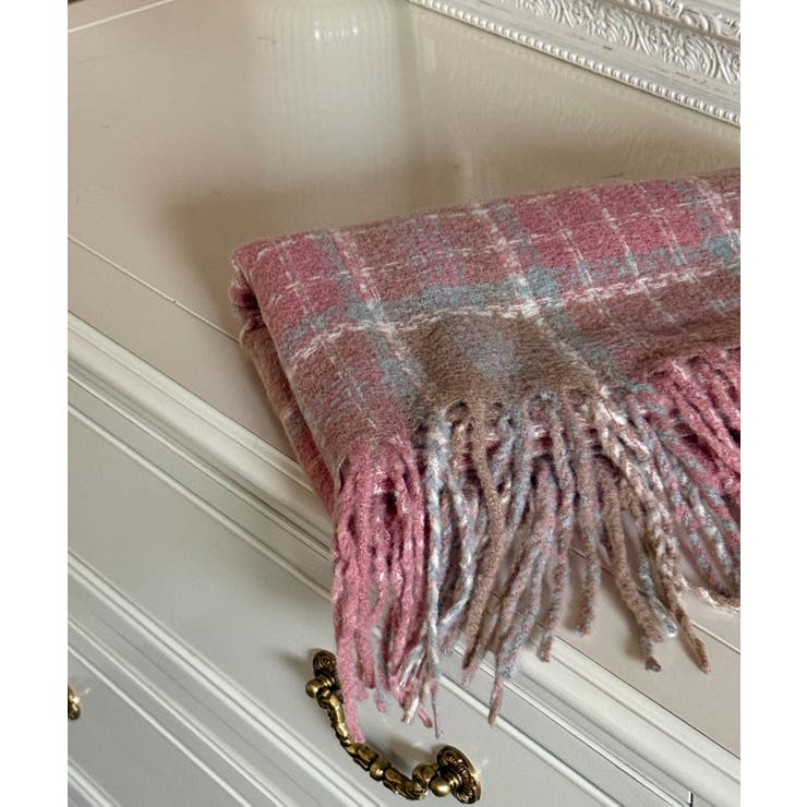 ロージーチェックマフラー/2025 AW COLLECTION | by muni:r | 詳細画像5 