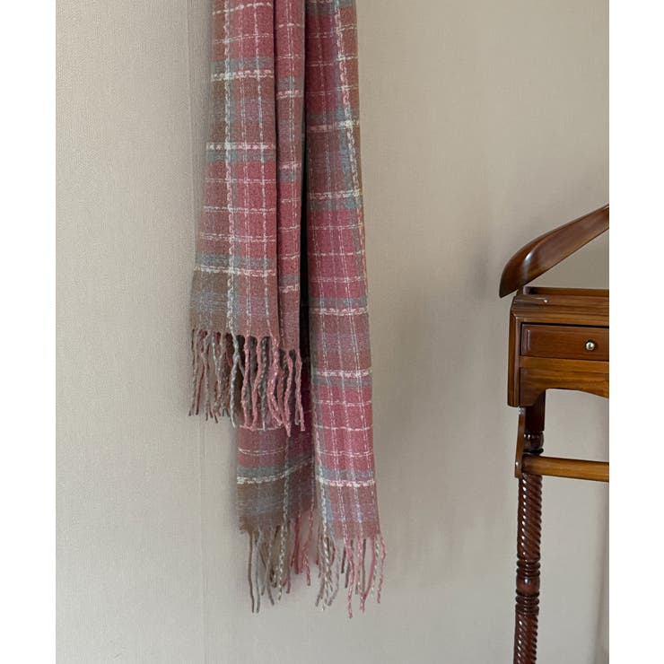 ロージーチェックマフラー/2025 AW COLLECTION | by muni:r | 詳細画像7 