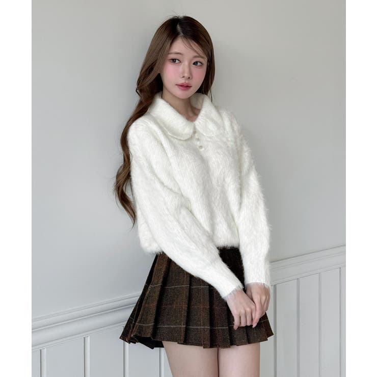 ベルトポイント チェックミニスカート/2025 AW COLLECTION | by muni:r | 詳細画像16 