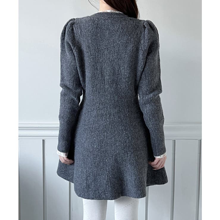 【着用動画あり！ 4色展開】ペプラム ニットワンピース | by muni:r | 詳細画像33 