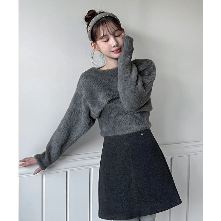 ファーボレロニットセット 2025 AW | by muni:r | 詳細画像15 