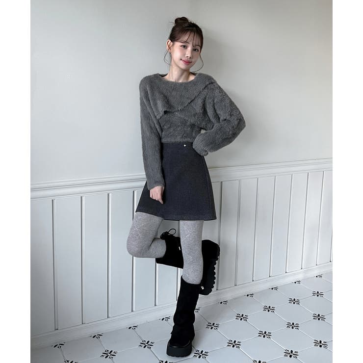 ファーボレロニットセット 2025 AW | by muni:r | 詳細画像16 