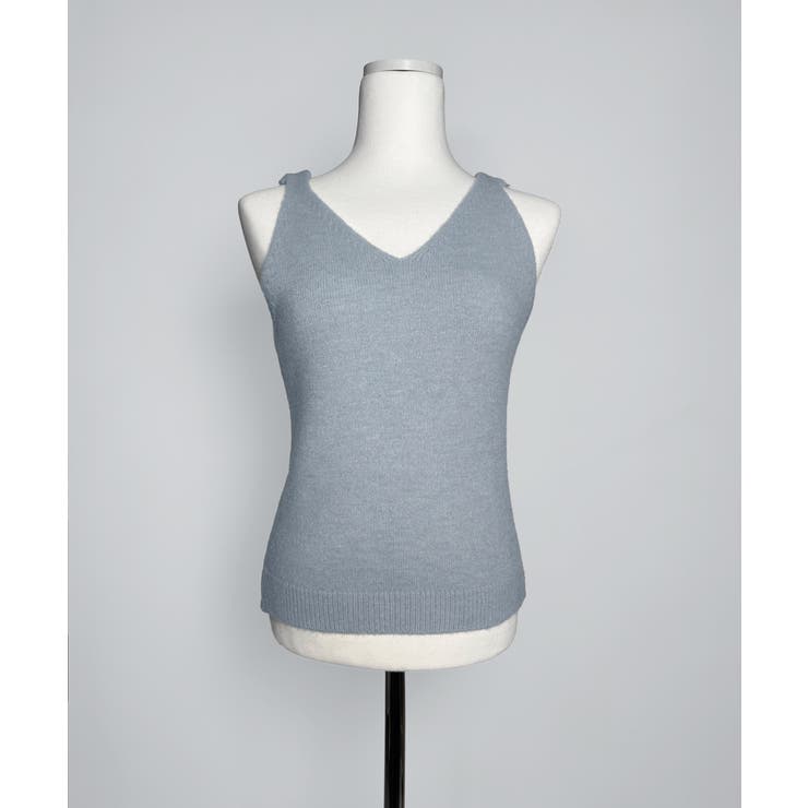 【着用動画あり 4色展開】レイヤード ニットボレロ | by muni:r | 詳細画像26 