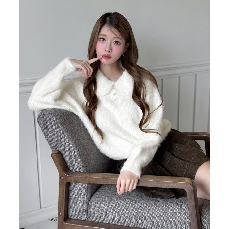 ソフトブラー ファーニット/2025 AW COLLECTION | by muni:r | 詳細画像1 