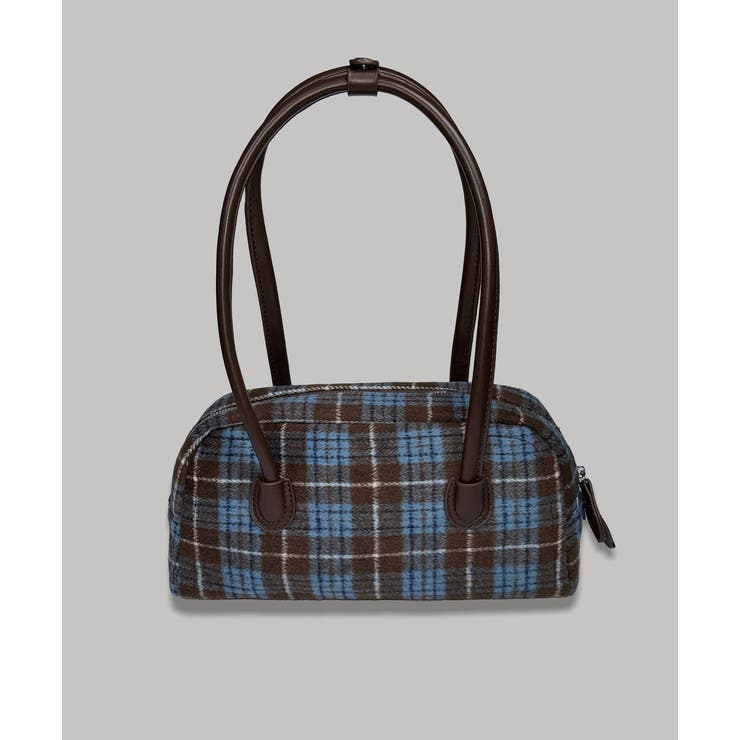 ウィンターチェック ボストンバッグ 2025 | by muni:r | 詳細画像3 