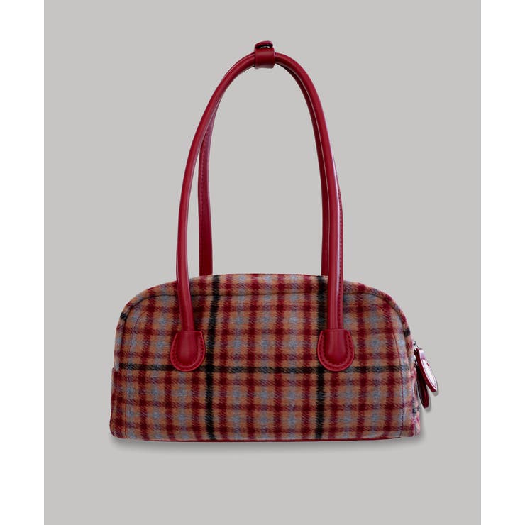 ウィンターチェック ボストンバッグ 2025 | by muni:r | 詳細画像4 