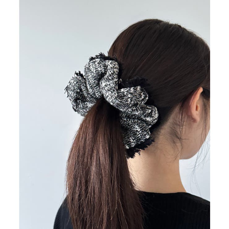 クラシックツイードフリルシュシュ/2025 AW COLLECTION | by muni:r | 詳細画像2 