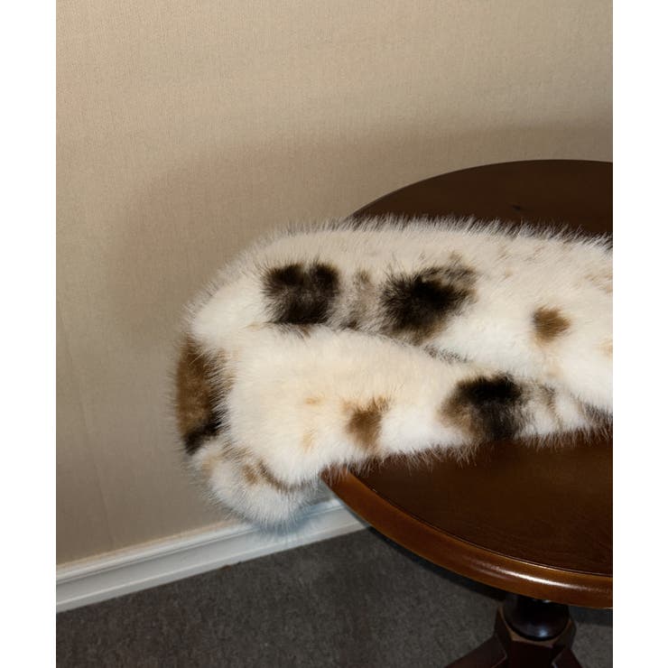 アニマル柄ファーマフラー/2025 AW COLLECTION | by muni:r | 詳細画像8 