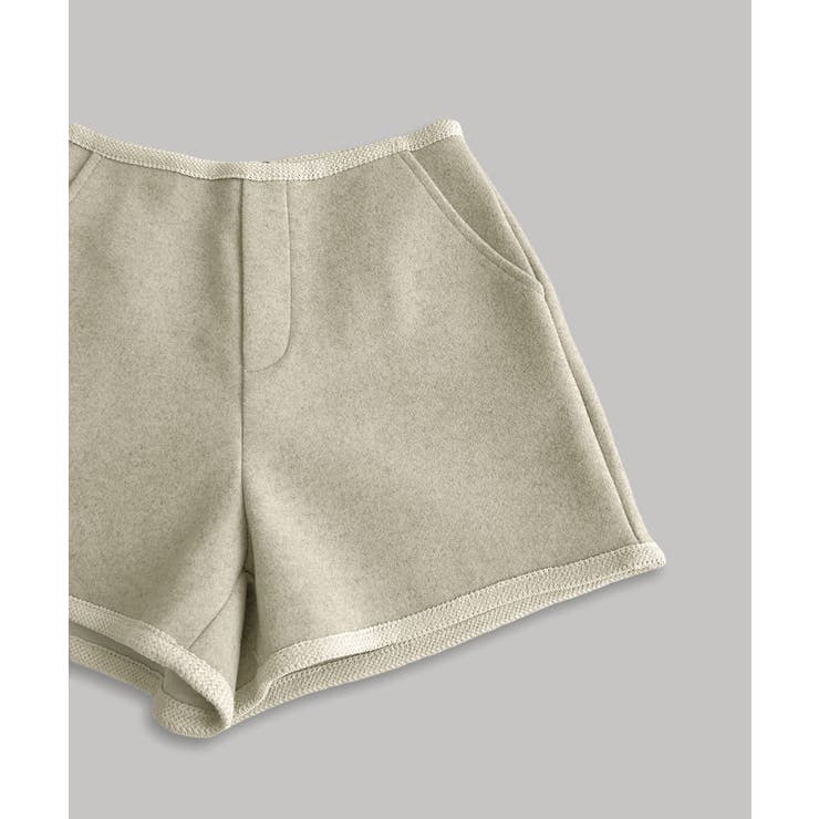 【着用動画あり 4色 2サイズ展開】クラシックウールショートパンツ | by muni:r | 詳細画像28 